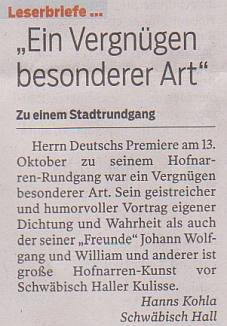 Leserbrief Premiere